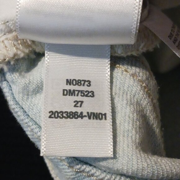 Madewell The Perfect Vintage‎ Jean High Rise Tapered Leg Light Blue Wash Size 27 - Picture 12 of 12